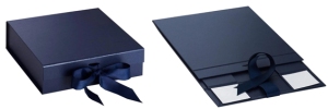 navy blue foldable gift boxes